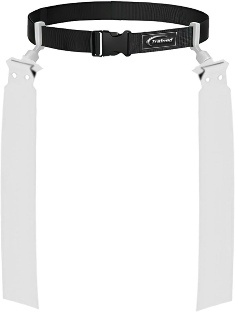 Trained Flag Football Set – Adjustable Flag Football Belt with 2 Flags & Audible Pop – Durable Flag Football Gear for Youth, Kids & Adults - Image 1